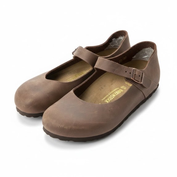 BIRKENSTOCK MARY JANE ΠΑΠΟΥΤΣΙΑ ΚΛΑΣΙΚΑ ΚΑΦΕ ΓΥΝΑΙΚΕΙΟ PRE OWNED EU 40