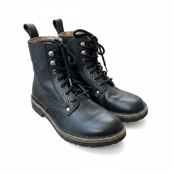 BIRKENSTOCK BOOTS CLASSIC BLACK UNISEX PRE OWNED EU 38