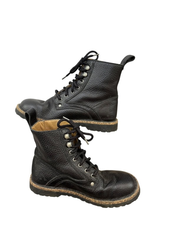 BIRKENSTOCK BOOTS CLASSIC BLACK UNISEX PRE OWNED EU 38