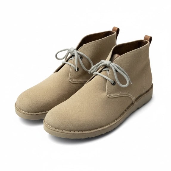 BIRKENSTOCK CHUKKA BOOTS SUEDE BEIGE UNISEX PRE OWNED EU 46