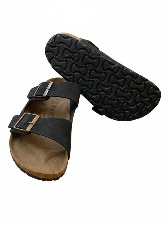 BIRKENSTOCK SANDALI MINIMAL NERO UNISEX PRE OWNED EU 36