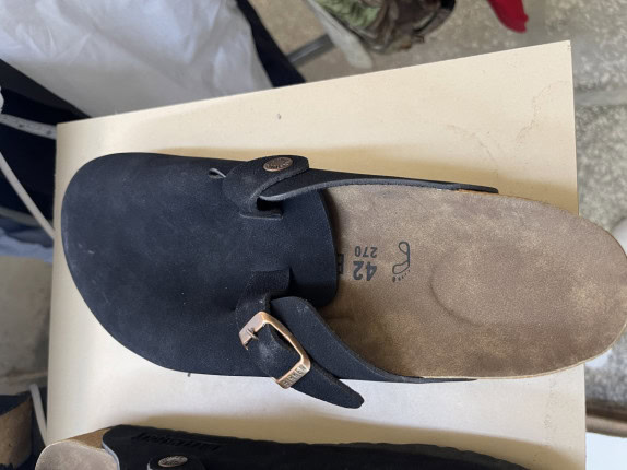 BIRKENSTOCK ΠΑΝΤΟΦΛΕΣ MINIMAL ΜΑΥΡΟ ΑΝΔΡΙΚΟ PRE OWNED EU 42