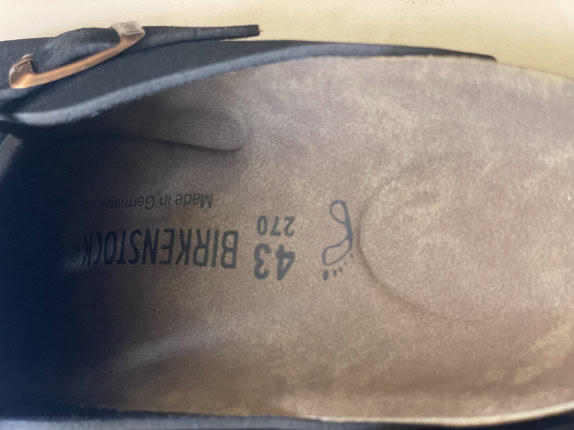 BIRKENSTOCK ΠΑΝΤΟΦΛΕΣ MINIMAL ΜΑΥΡΟ UNISEX PRE OWNED EU 43