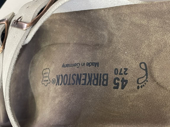 BIRKENSTOCK ΠΑΝΤΟΦΛΕΣ ΜΠΕΖ ΑΝΤΡΙΚΟ PRE OWNED EU 42