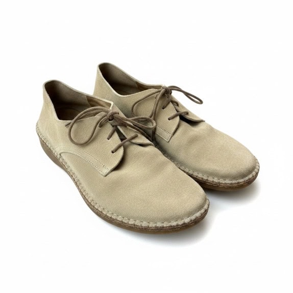 BIRKENSTOCK SCARPE STRINGATE MINIMAL BEIGE UNISEX PRE OWNED EU 39