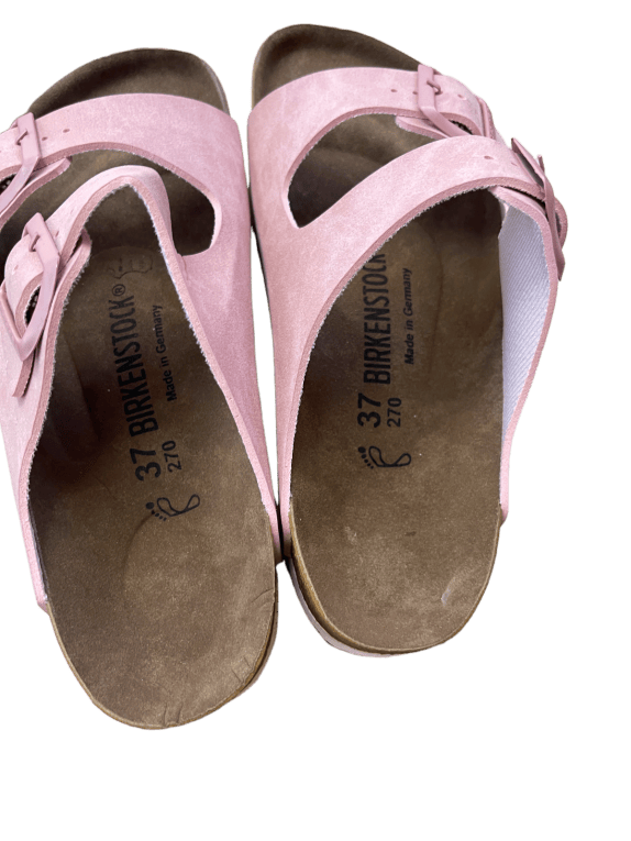 BIRKENSTOCK ΠΑΠΟΥΤΣΙΑ SLIP ON ΜΟΝΟΧΡΩΜΟ ΡΟΖ ΓΥΝΑΙΚΕΙΟ PRE OWNED EU 37