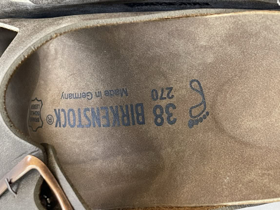 BIRKENSTOCK ΠΕΔΙΛΟ ΚΛΑΣΙΚΟ ΚΑΦΕ ΑΝΤΡΙΚΟ PRE OWNED EU 38