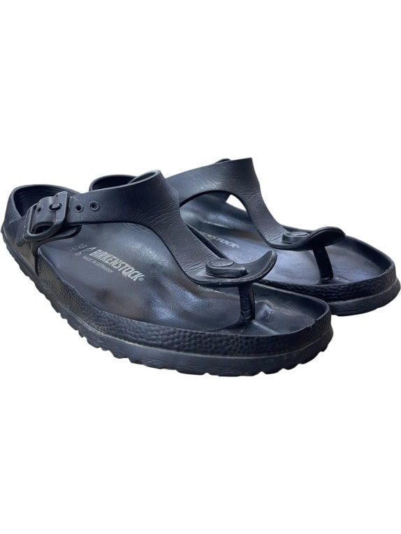 BIRKENSTOCK EVA Flip Flops Casual Logo Black Women’s EU 38