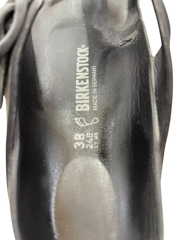 BIRKENSTOCK EVA Flip Flops Casual Logo Black Women’s EU 38