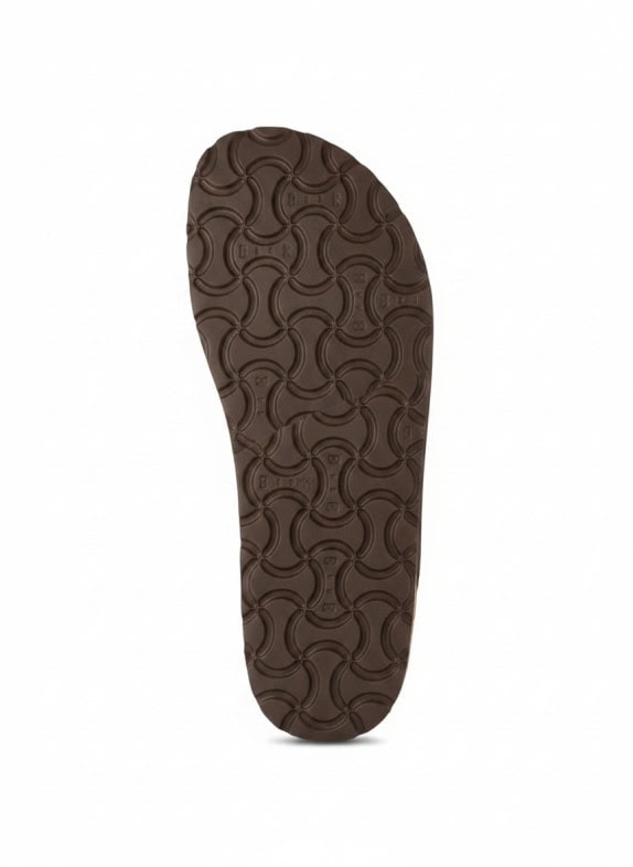 BIRKENSTOCK SANDAL SUEDE BROWN UNISEX PRE OWNED EU 41