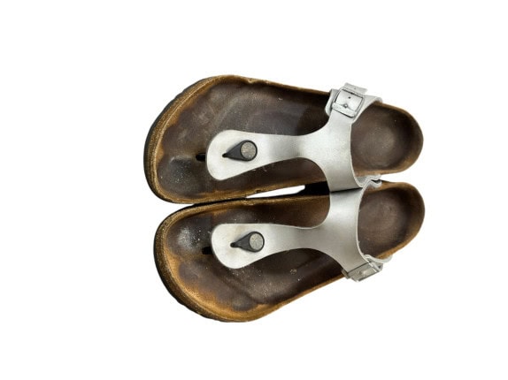 BIRKENSTOCK ΣΑΝΔΑΛΙΑ CLASSIC ΑΣΗΜΙ ΓΥΝΑΙΚΕΙΟ PRE OWNED