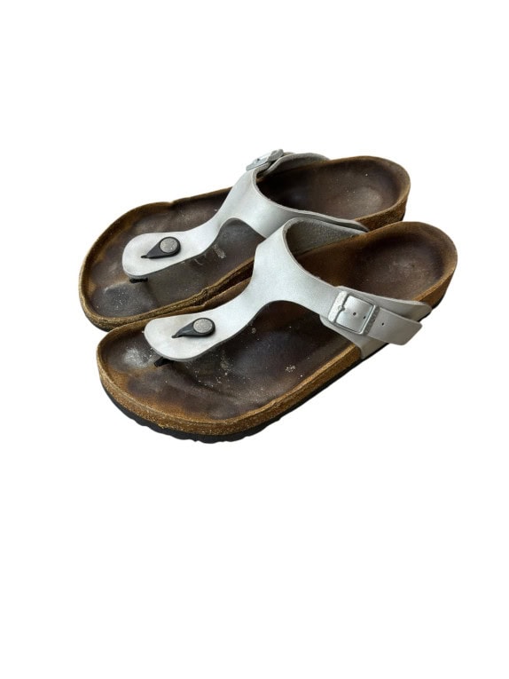 BIRKENSTOCK ΣΑΝΔΑΛΙΑ CLASSIC ΑΣΗΜΙ ΓΥΝΑΙΚΕΙΟ PRE OWNED
