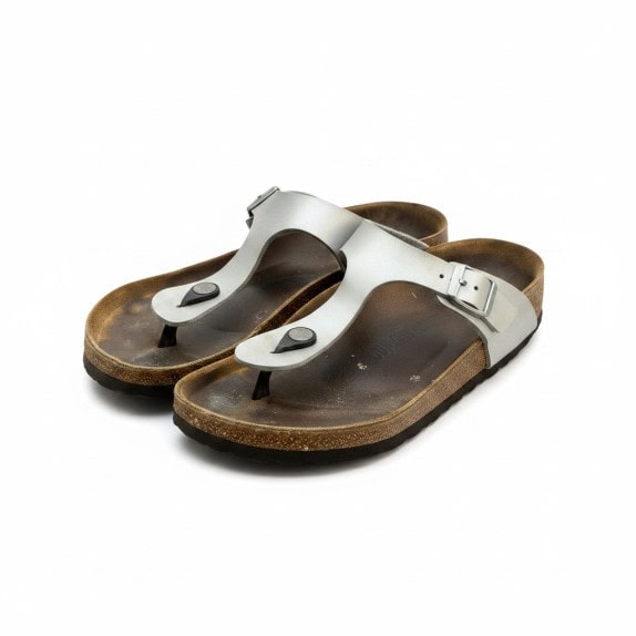 BIRKENSTOCK ΣΑΝΔΑΛΙΑ CLASSIC ΑΣΗΜΙ ΓΥΝΑΙΚΕΙΟ PRE OWNED