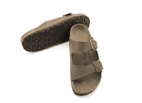 BIRKENSTOCK SANDALS CLASSIC BROWN MEN PRE OWNED EU 43