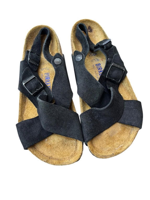 BIRKENSTOCK SANDALI CLASSIC NERO DONNA PRE OWNED EU 38