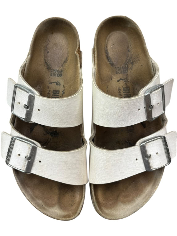 BIRKENSTOCK ΣΑΝΔΑΛΙΑ CLASSIC OFF WHITE UNISEX PRE OWNED