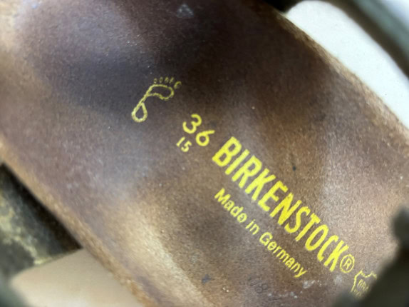 BIRKENSTOCK SANDALI CLASSIC TAUPE DONNA PRE OWNED EU 36