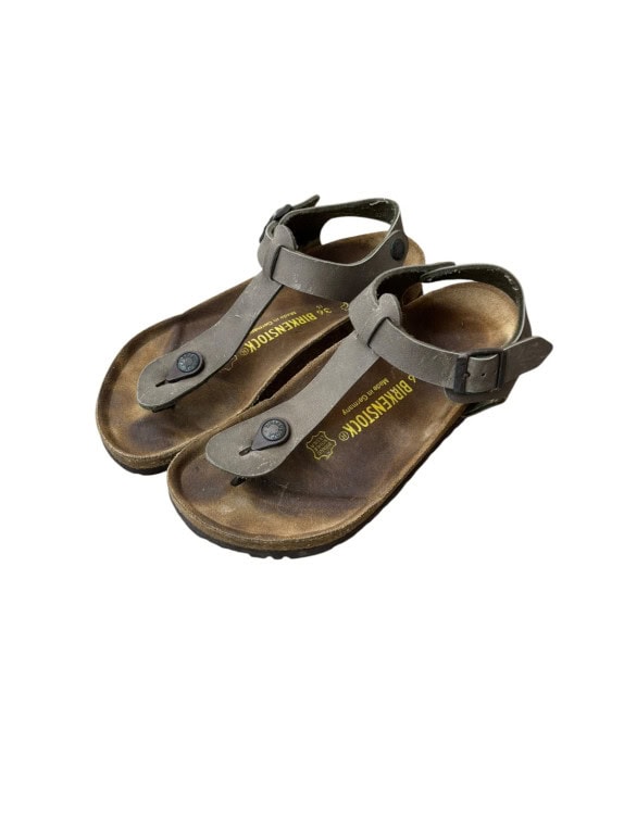 BIRKENSTOCK SANDALI CLASSIC TAUPE DONNA PRE OWNED EU 36