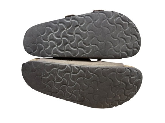 BIRKENSTOCK SANDALI CLASSIC TAUPE UNISEX PRE OWNED EU 36