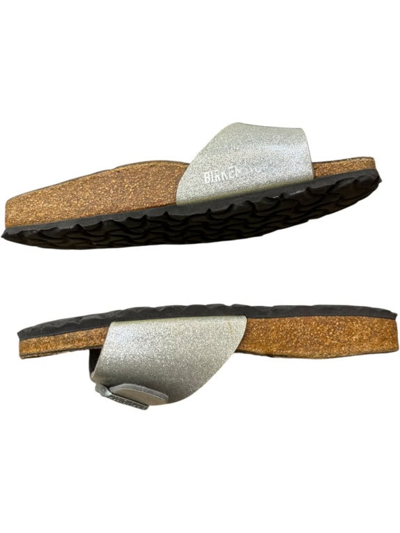 BIRKENSTOCK ΣΑΝΔΑΛΙΑ ΚΛΑΣΙΚΑ ΑΣΗΜΙ ΓΥΝΑΙΚΕΙΟ PRE OWNED EU 36