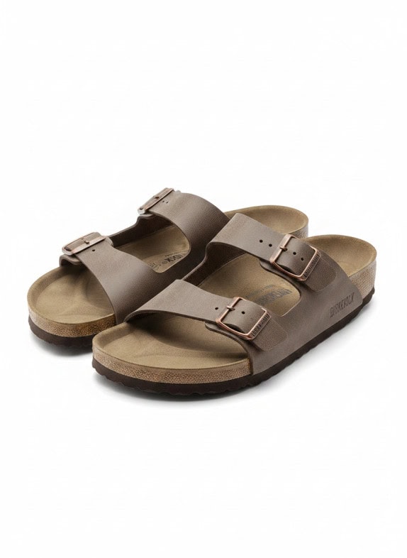 BIRKENSTOCK SANDALI CLASSICI MARRONE UNISEX PRE OWNED EU 45