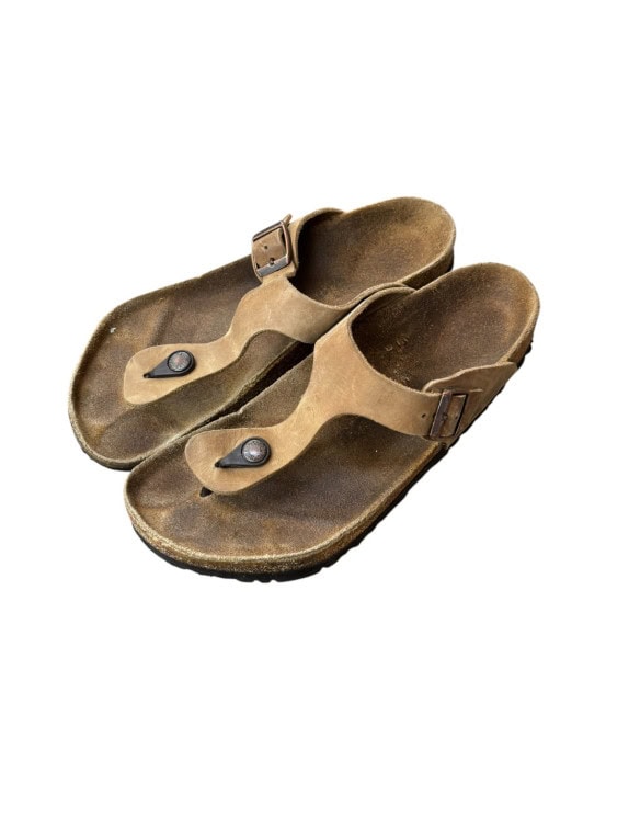 BIRKENSTOCK ΣΑΝΔΑΛΙΑ ΚΛΑΣΙΚΑ ΜΠΕΖ UNISEX PRE OWNED