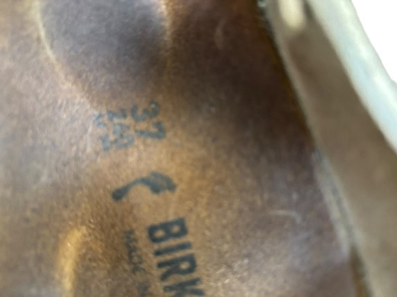 BIRKENSTOCK SANDALS CLASSIC BEIGE UNISEX PRE OWNED