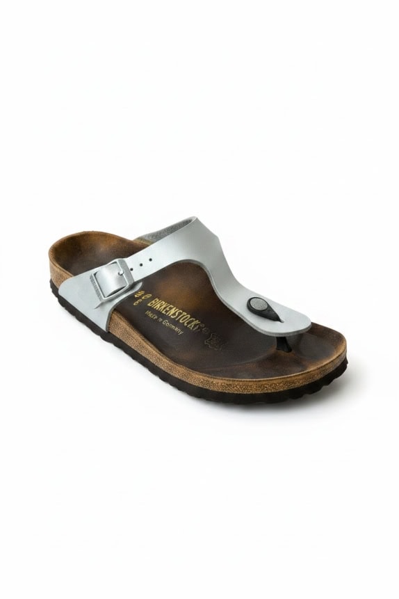 BIRKENSTOCK SANDALI MINIMAL ARGENTO UNISEX PRE OWNED EU 39