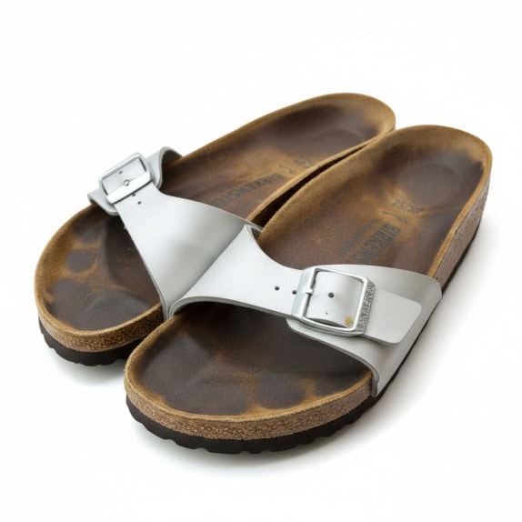 BIRKENSTOCK ΣΑΝΔΑΛΙΑ MINIMAL ΑΣΗΜΙ UNISEX PRE OWNED EU 38