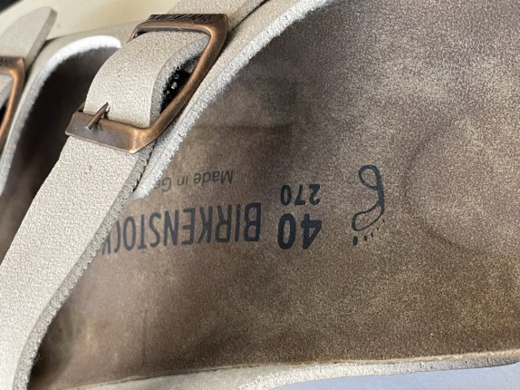 BIRKENSTOCK ΣΑΝΔΑΛΙΑ MINIMAL BEIGE ΓΥΝΑΙΚΕΙΟ PRE OWNED EU 40