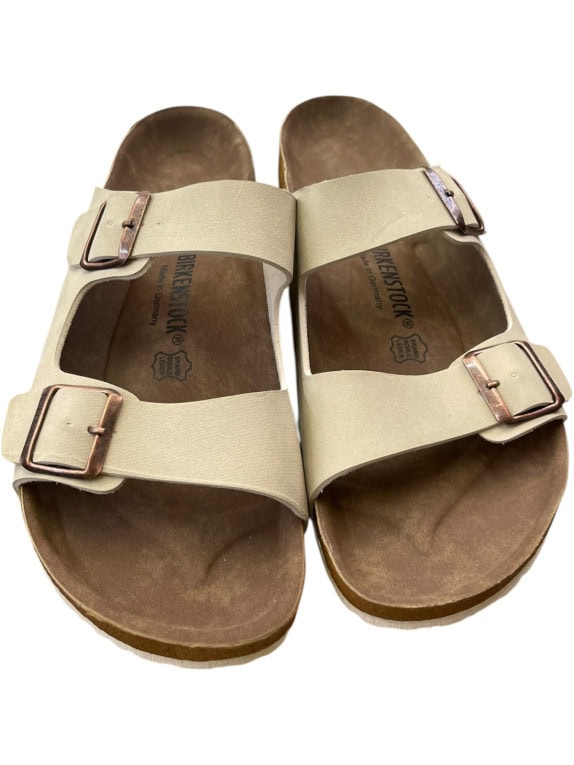 BIRKENSTOCK SANDALI MINIMAL CREMA UNISEX PRE OWNED EU 44