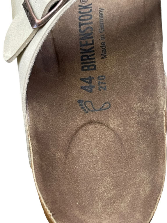 BIRKENSTOCK SANDALI MINIMAL CREMA UNISEX PRE OWNED EU 44