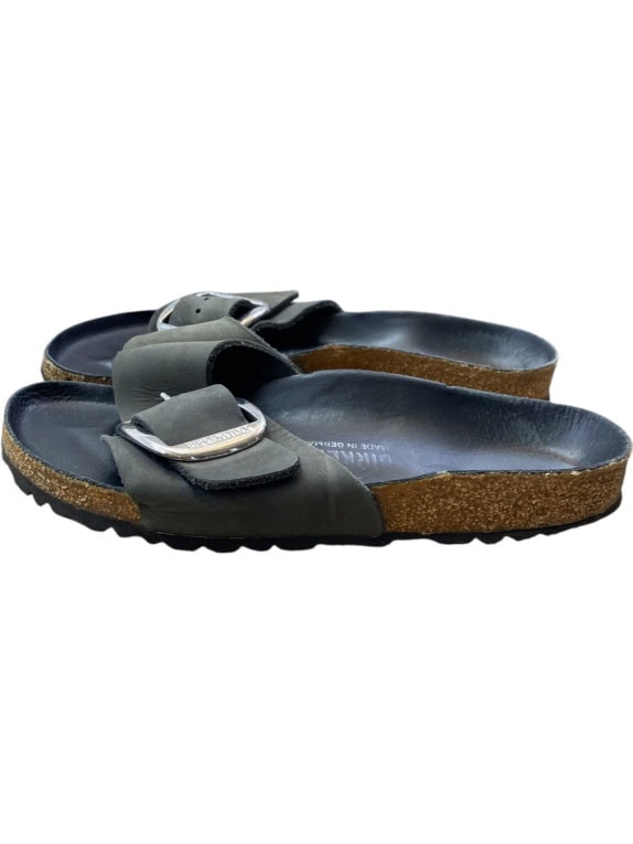 BIRKENSTOCK SANDALS MINIMAL OLIVE UNISEX PRE OWNED