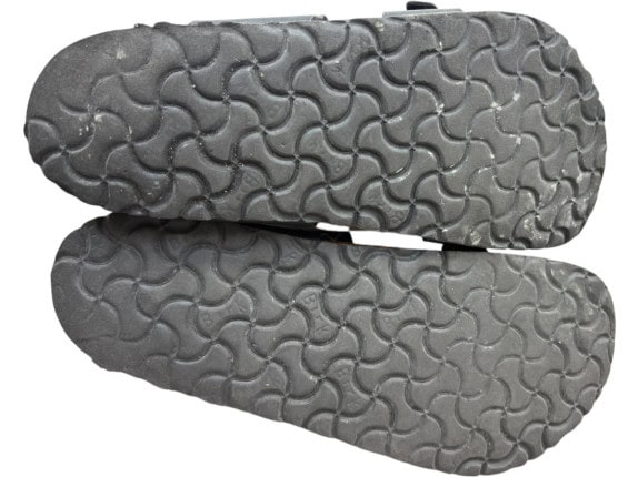 BIRKENSTOCK SANDALS MINIMAL BLACK UNISEX PRE OWNED EU 40