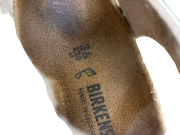 BIRKENSTOCK ΣΑΝΔΑΛΙΑ MINIMAL ΧΡΥΣΟ UNISEX PRE OWNED EU 36