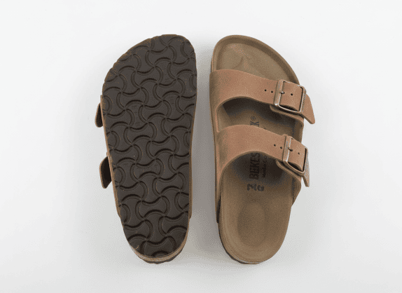 BIRKENSTOCK SANDALS BEIGE MEN PRE OWNED EU 37