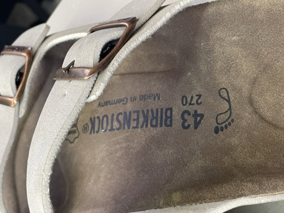 BIRKENSTOCK SANDALS MINIMAL BEIGE ΓΥΝΑΙΚΕΙΟ PRE OWNED EU 43