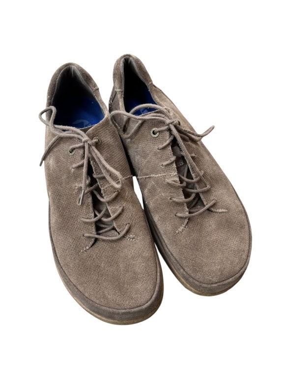 BIRKENSTOCK ΣΟΥΕΝΤ ΠΑΠΟΥΤΣΙΑ MINIMAL TAUPE GREY UNISEX PRE OWNED EU 44