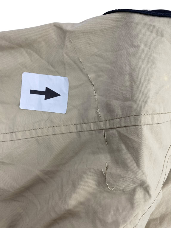 BLAUER GIUBBOTTO BOMBER VINTAGE PATCHES BEIGE UOMO L