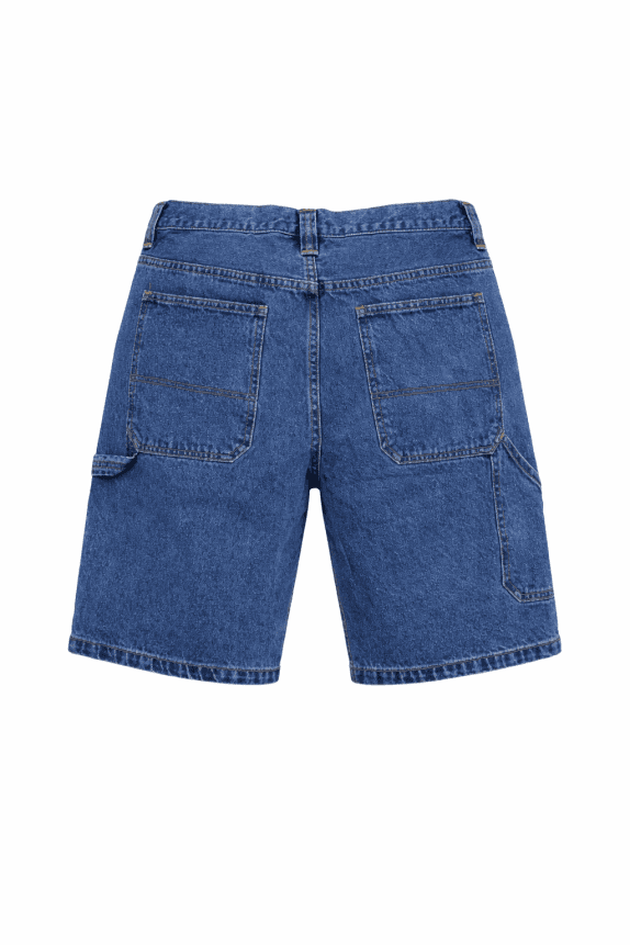 BLUE MOUNTAIN JEANS SHORTS VINTAGE BLUE ΑΝΤΡΙΚΟ PRE OWNED L