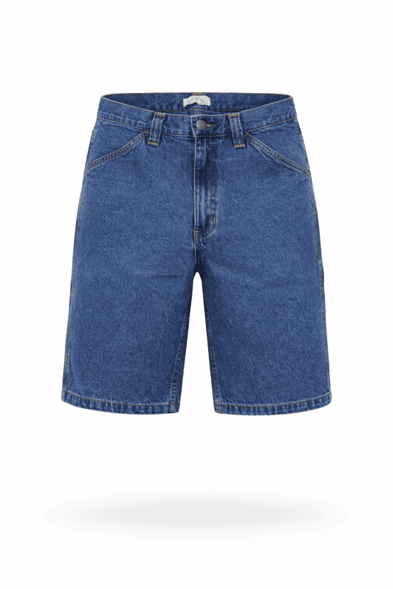 BLUE MOUNTAIN JEANS SHORTS VINTAGE BLUE ΑΝΤΡΙΚΟ PRE OWNED L