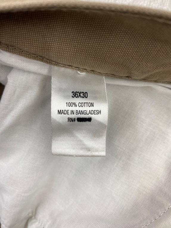 BLUE MOUNTAIN CHINO PANTS VINTAGE LOGO BROWN MENS L