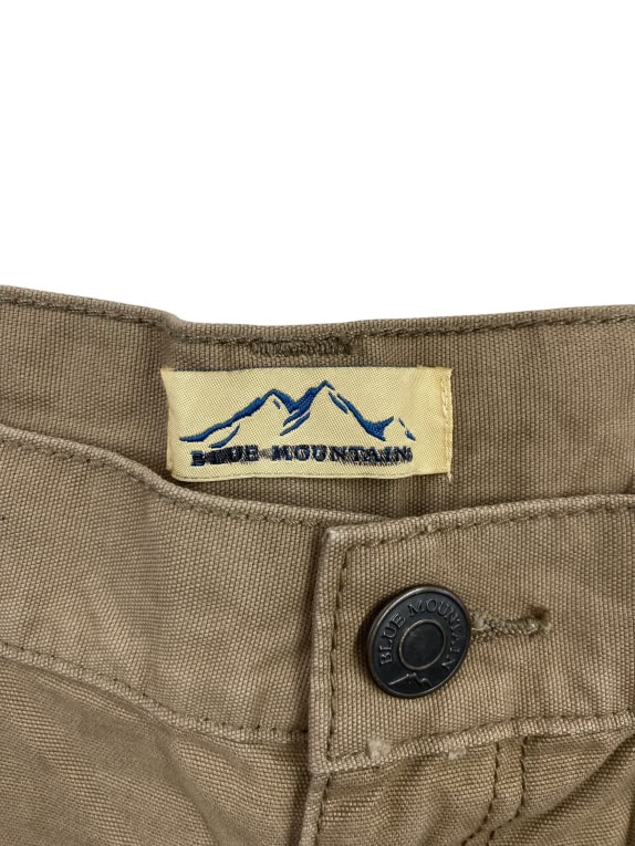 BLUE MOUNTAIN CHINO PANTS VINTAGE LOGO BROWN MENS L