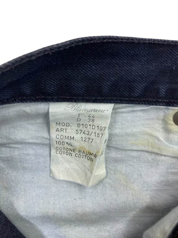 BLUMARINE ΠΑΝΤΕΛΟΝΙ VINTAGE ΛΟΓΟΤΥΠΟ ΜΠΛΕ ΓΥΝΑΙΚΕΙΟ XS