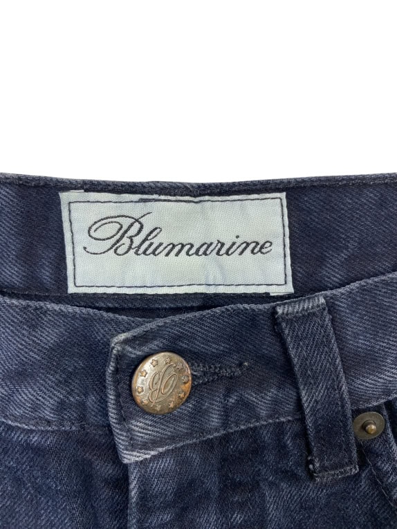BLUMARINE ΠΑΝΤΕΛΟΝΙ VINTAGE ΛΟΓΟΤΥΠΟ ΜΠΛΕ ΓΥΝΑΙΚΕΙΟ XS