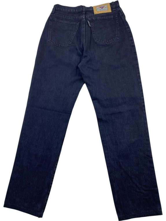 BLUMARINE VINTAGE DENIM TROUSERS LOGO BLUE WOMEN XS