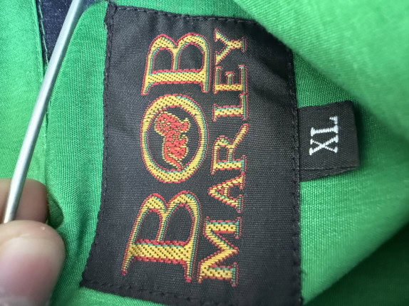 Y2K BOB MARLEY GRAPHIC SHIRT GREEN ΑΝΤΡΙΚΟ PRE OWNED XL