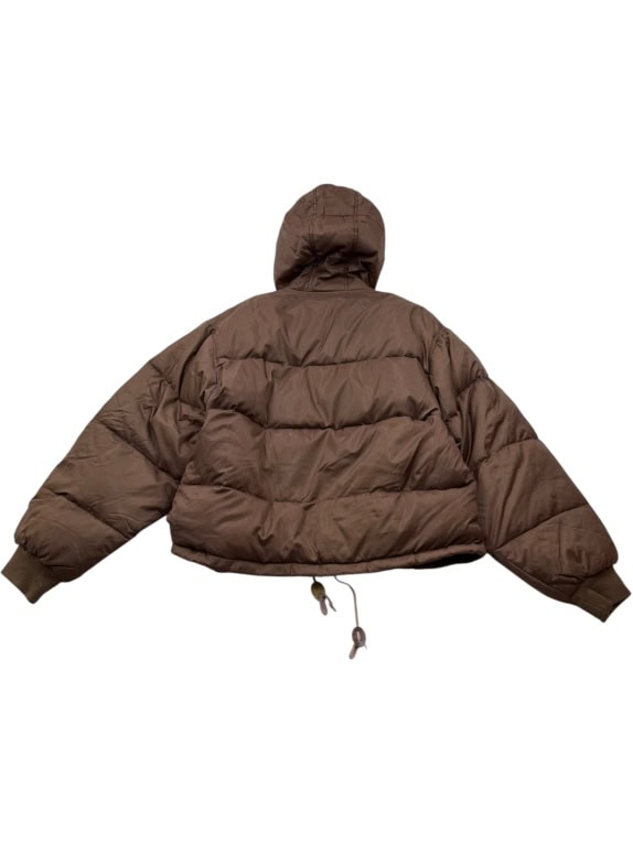 BOMB BOOGIE PADDED JACKET VINTAGE ΜΕ ΚΟΥΚΟΥΛΑ ΚΑΦΕ ΓΥΝΑΙΚΕΙΟ M