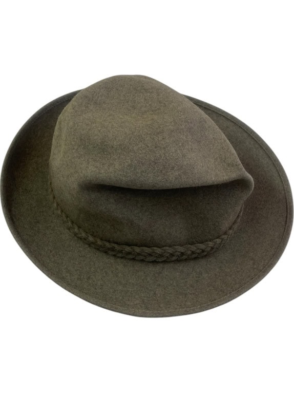 BORSALINO ΚΑΠΕΛΟ FEDORA ΚΛΑΣΙΚΟ OLIVE UNISEX PRE OWNED