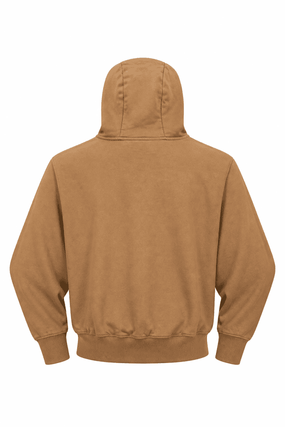 BOSS HOODIE STREETWEAR BROWN MEN PRE OWNED S